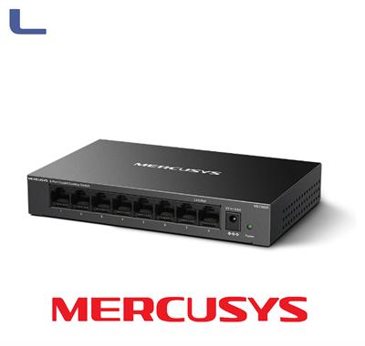 switch 8 porte fast ethernet gigabit mercusys in metallo*491