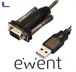 cavo convertitore da usb 2.0 - seriale 1.50mt ewent *021