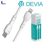 cavo usb type c - lightning 3a 27 w 1.00mt bianco devia *491