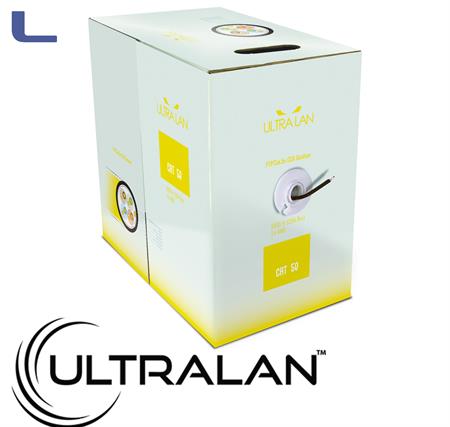 cavo UltraLAN FTP cat 5e CCA PE+PVC 305m(outdoor)doppio rivest.
