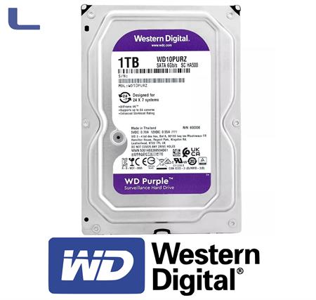 hdd western digital 1tb 3.5 sata3 64mb 5400rpm purple *301
