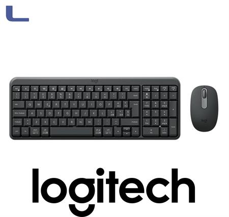 tastiera multimediale + mouse black wireless mk250 logitech *273