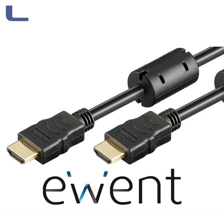 cavo hdmi 4k alta velocità a maschio - a maschio 5 mt ewent *021 cavo hdmi 4k alta velocità a maschio - a maschio 5 mt ewent *021