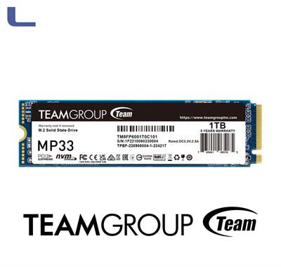 hd ssd Team Group 1tB MP33 NVMe M.2 PCIe Gen 3.0 *776