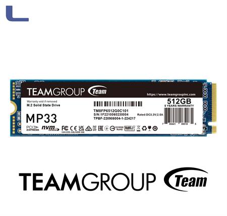 hd ssd Team Group 512GB MP33 NVMe M.2 PCIe Gen 3.0 * 776