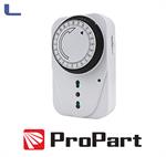 timer analogico giornaliero spina 16a presa bipasso 16a *491