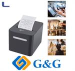 stampante termica scontrini 80mm g&g usb/ethernet/bt/wi-fi black