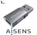 adattatore  usb type C maschio-usb femmina 10g grigio 3.2 aisens