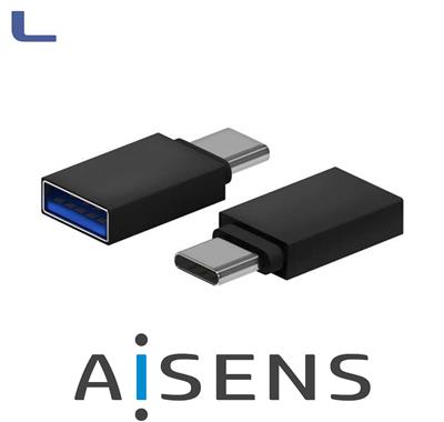 adattatore compatto usb type C maschio - usb femmina 3.2 AISENS