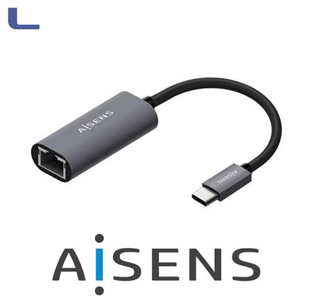adattatore lan usb type c 3.1 gigabit ether 10/100/1000 grigio