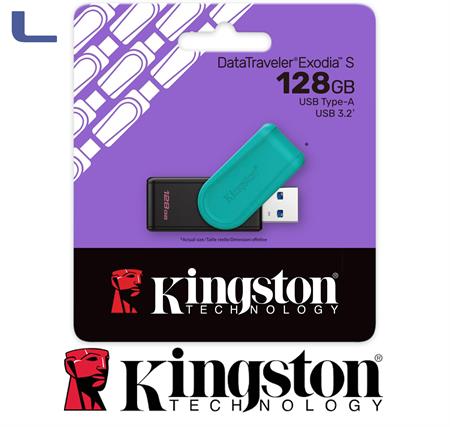 pendrive 128gb usb 3.2 gen1 kingston exodia s *434