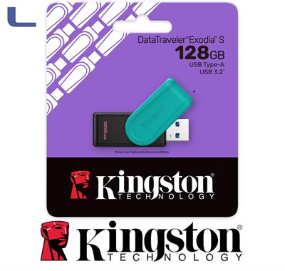 pendrive 128gb usb 3.2 gen1 kingston exodia s *434