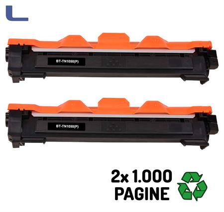 brother compatibile tn1050 hl1110 dcp1510 dcp1512 mfc1810 1k(x2)