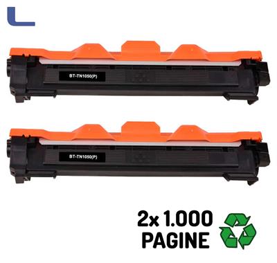 brother compatibile tn1050 hl1110 dcp1510 dcp1512 mfc1810 1k(x2)
