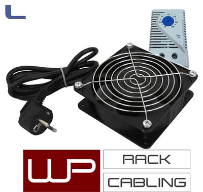 VENTOLA 120X120X38 220V PER RACK CON TERMOSTATO *021
