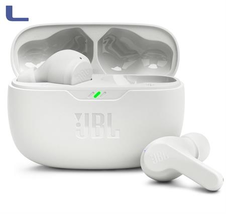auricolare  jbl wave beam wireless bluetooth white 5.2 *273 auricolare  jbl wave beam wireless bluetooth white 5.2 *273