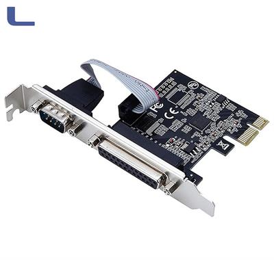 scheda PCI-E a porta seriale (RS232)+porta parallela(DB25)*774