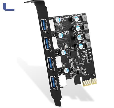 scheda pci-e 4 porte usb 3.0 Supporta Windows7/8//10/11*774