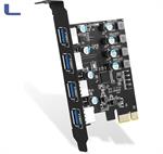 scheda pci-e 4 porte usb 3.0 Supporta Windows7/8//10/11*774