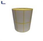etichette termiche doppia pista 50x30 anima 25mm con tratteggio