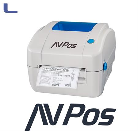 Stampante termica per etichette USB e LAN grigio