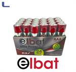 24 batterie ministilo AAA alkaline 1.5v elbat *572