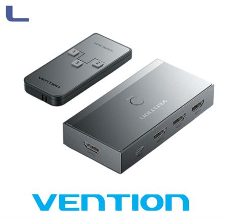 switch hdmi 8k 3in 1out con telecomando vention