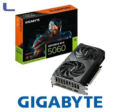 scheda video RTX 5060 windforce maxoc 8gb gddr7 geforce gigabyte