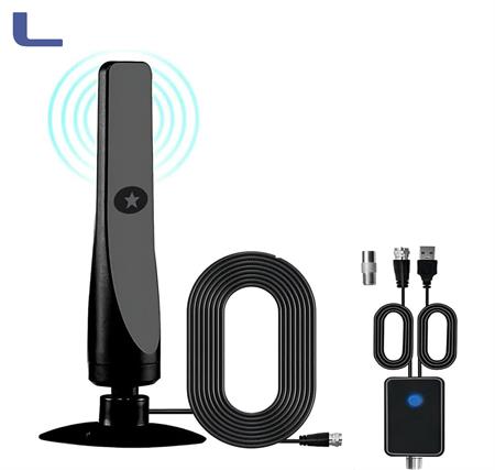 Antenna tv con amplificatore digitale cavo incluso * 774