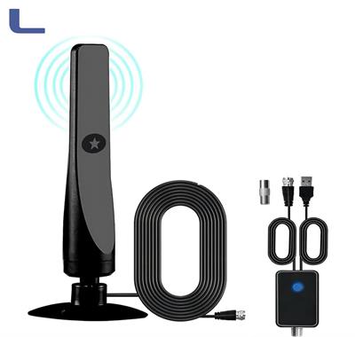 Antenna tv con amplificatore digitale cavo incluso * 774