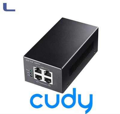iniettore gigabit 4porte Poe/poe+ 30w metal case cudy*572