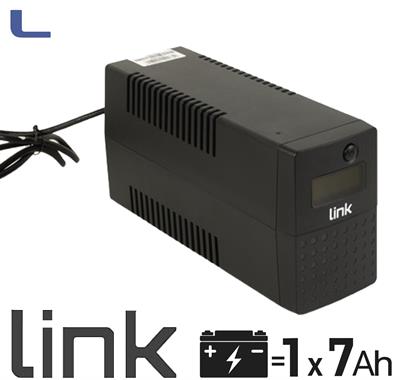 gruppo di continuita' 600va 2 SCHUKO + display int.  LINK   *215