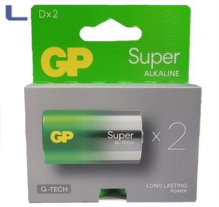 2batterie D LR20 super alkaline 1.5v gp *572
