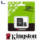 micro sd xc 128gb + adattatore sd class 10 hd video kingston*434