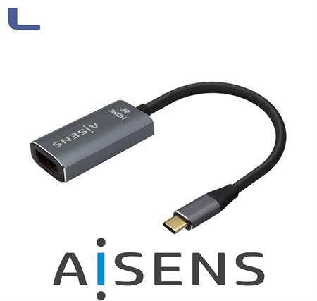 adattatore usb type C maschio - hdmi f 15cm aisens *572
