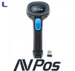 lettore barcode 1D-2D-QR wireless 80m black AVpos * 572