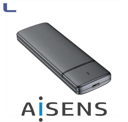 box esterno ssd m.2 NVMe usb 3.1 gen1 type c aisens grigio*572
