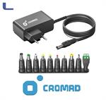 alimentatore automatico 24w 2a 11 connettori diversi cromad *572
