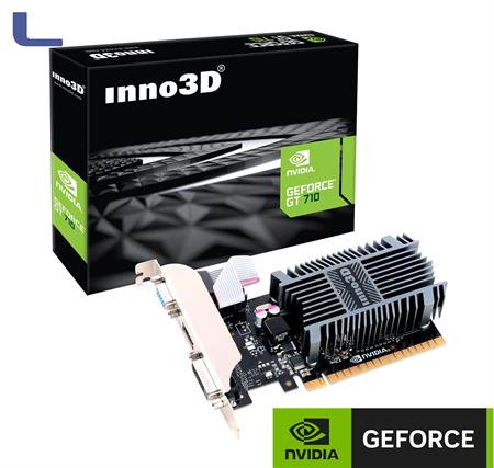 scheda video pcie inno3D gt710 2gb sddr3 vga-dvi-hdmi geforce