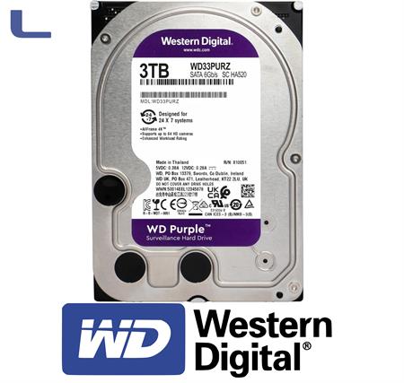 hdd western digital 3tb sata3 256mb 5400rpm purple