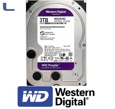 hdd western digital 3tb sata3 256mb 5400rpm purple