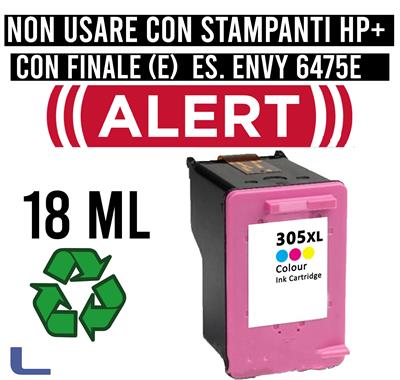 hp compatibile n 305XL 3YM63AE colore