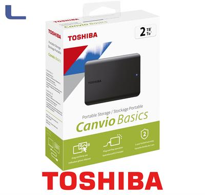 hard disk esterno 2.5 toshiba 2tb usb3.2 canvio basics*273