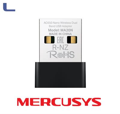 nano penna usb 2.0 wireless dual band ac650 200/433mbps mercusys