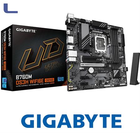 scheda madre GIGABYTE B760MDS3HWF6EGEN5 LGA1700 DDR5 Raptorlake
