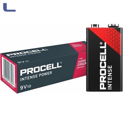 10batterie batteria alcalina 9v  PROCELL  *742