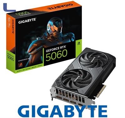 scheda video RTX 5060 windforce maxoc 8gb gddr7 geforce gigabyte