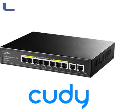 switch gigabit 8 porte poe con 2 porte Gigabit SFP cudy* 572