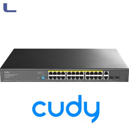 Switch Gigabit PoE+ 24 porte con 2 GbE e 2 Gigabit SFP cudy *538