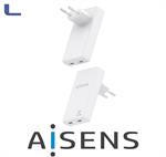 alimentatore ulta slim spina italiana 65w GaN 2xtype c aisens